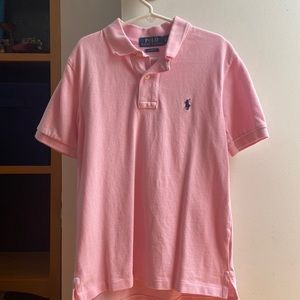 Boys Ralph Lauren classic pink polo size small (8) worn once